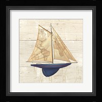 Nautique I Framed Print
