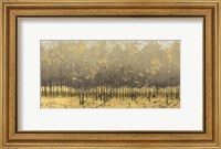 Golden Trees III Taupe Fine Art Print