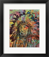 Native American V Framed Print