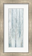 Birches in Winter Blue Gray Panel III Fine Art Print