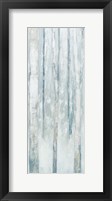Birches in Winter Blue Gray Panel III Fine Art Print