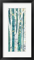 Birches in Spring Panel III Framed Print