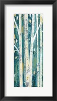 Birches in Spring Panel I Framed Print