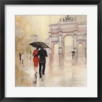 Romantic Paris II Framed Print