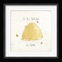 Bee and Bee I Framed Print