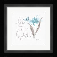 Sunny Day VII Aqua Framed Print