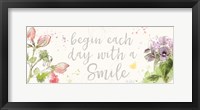 Floral Splash VII Framed Print