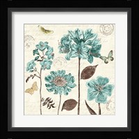 Slated Blue VI Framed Print