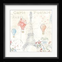 Lighthearted in Paris IV Framed Print
