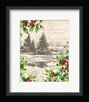 Vintage Holiday II Framed Print