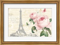 Roses in Paris I Fine Art Print