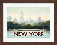 City Skyline New York Horizontal Fine Art Print