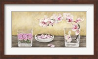Orchids and Roses Arrangement Fine Art Print