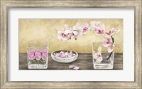 Orchids and Roses Arrangement Fine Art Print
