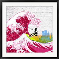 Surfin' NYC (detail) Fine Art Print