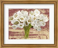 Washed Tulips (Red & Gold) Fine Art Print