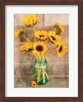 Country Sunflowers I Fine Art Print