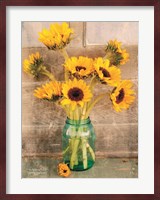 Country Sunflowers I Fine Art Print
