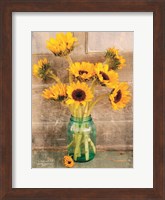 Country Sunflowers I Fine Art Print