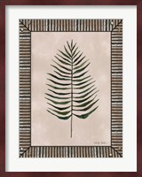 Areca Leaf Galvanized Fine Art Print