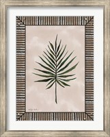 Palm Leaf Galvanized Fine Art Print