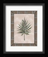 Palm Leaf Galvanized Fine Art Print