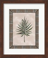 Palm Leaf Galvanized Fine Art Print