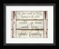 Love Your Family Fine Art Print