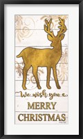 Reindeer Merry Christmas Fine Art Print