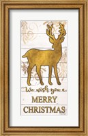 Reindeer Merry Christmas Fine Art Print