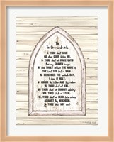 Ten Commandments Fine Art Print