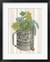 Enjoy the Moment Succulents Fine Art Print