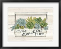 Beautiful Life Succulents Fine Art Print