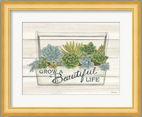 Beautiful Life Succulents Fine Art Print