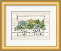 Beautiful Life Succulents Fine Art Print