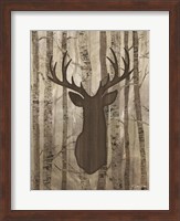 Deer in Trees Fine Art Print