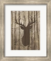 Deer in Trees Fine Art Print