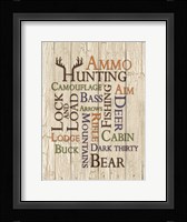 Hunting Words Fine Art Print