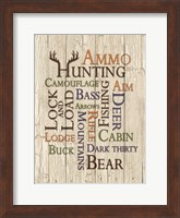 Hunting Words Fine Art Print