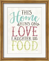Love, Food and Laughter Fine Art Print