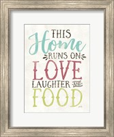 Love, Food and Laughter Fine Art Print