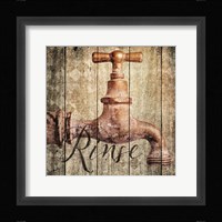 Rinse Framed Print
