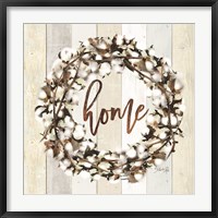 Home Cotton Wreath Fine Art Print