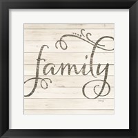 Simple Words - Family Fine Art Print