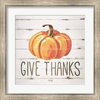 Give Thanks Pumpkin Fine Art Print