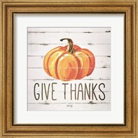 Give Thanks Pumpkin Fine Art Print
