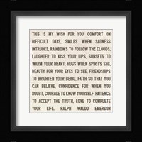 This is My Wish for You Framed Print