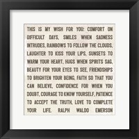 This is My Wish for You Framed Print