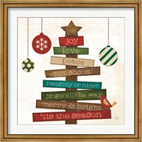 Christmas Tree Sentiments Fine Art Print