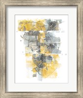 Moving In and Out of Traffic I Yellow Grey Fine Art Print